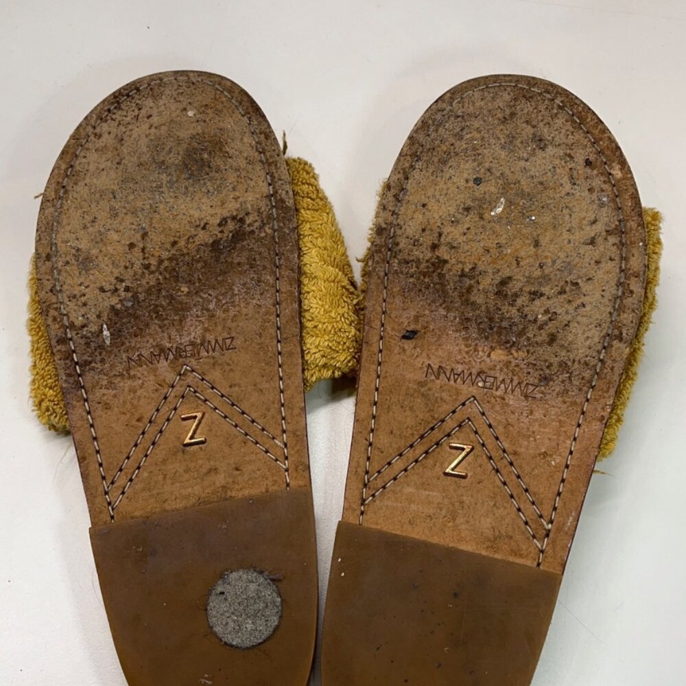 Zimmerman Mustard Terry Cloth Slides (Size 40) - Picture 8 of 8